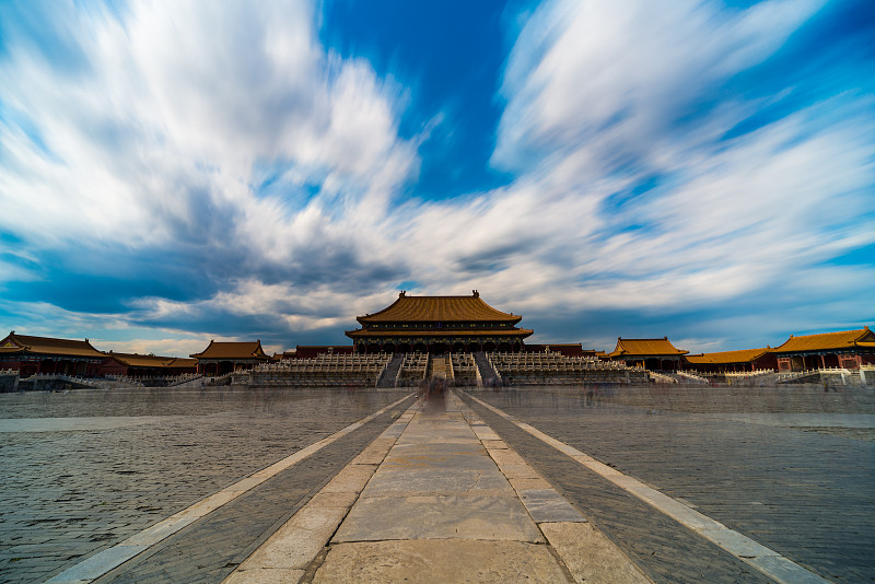 Hall of Supreme Harmony on the ceremonial axis of the Forbidden City, Beijing